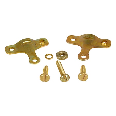 Bolt-On Cable Clamp, Metal, Silver MPN:5905-BK