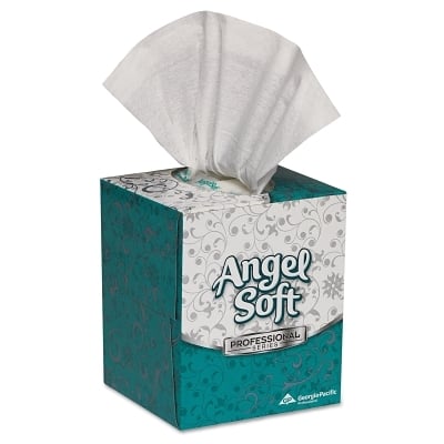 Angel Soft Ultra Prof Facial Tissue Flat Box 125 MPN:589FAC
