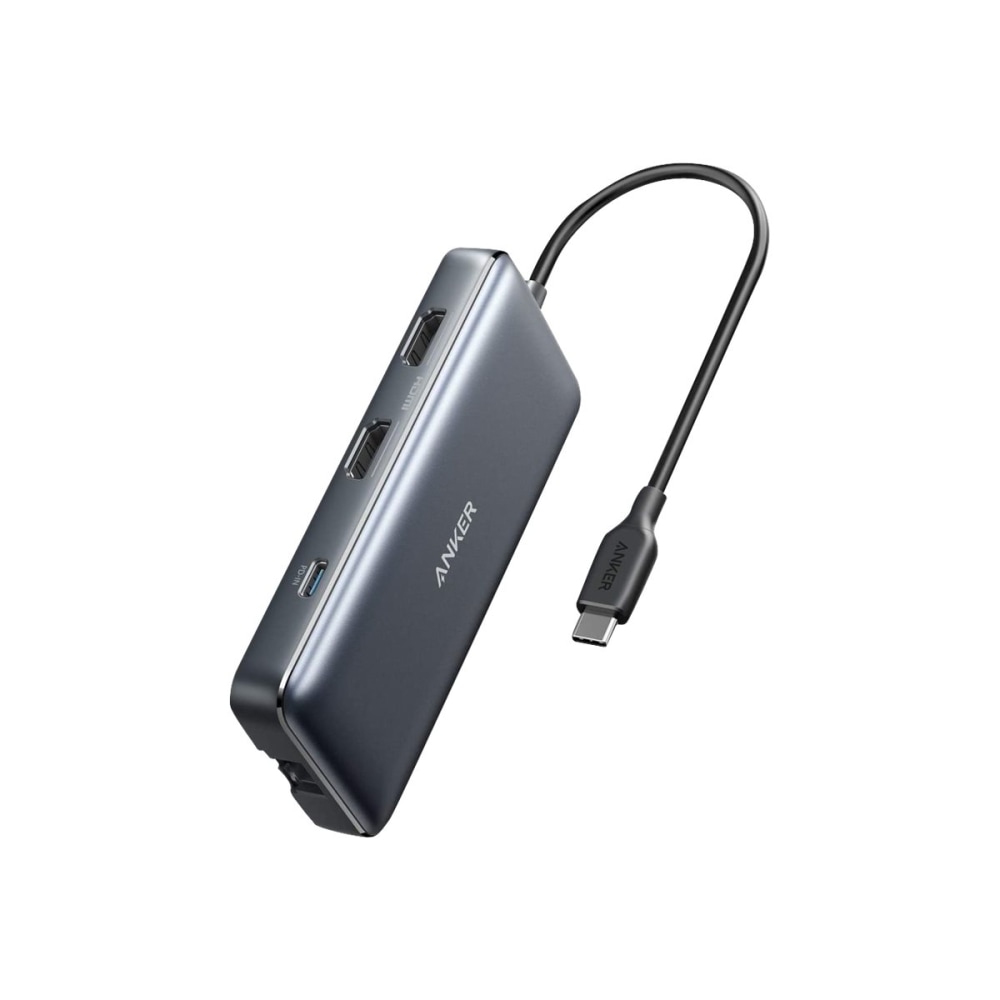 ANKER PowerExpand 8-in-1 USB-C PD Media Hub - for Notebook/Monitor - 100 W - USB 3.0 Type C - 2x USB 3.0 - USB Type-C -RJ45 - HDMI - Wired MPN:A83800A1