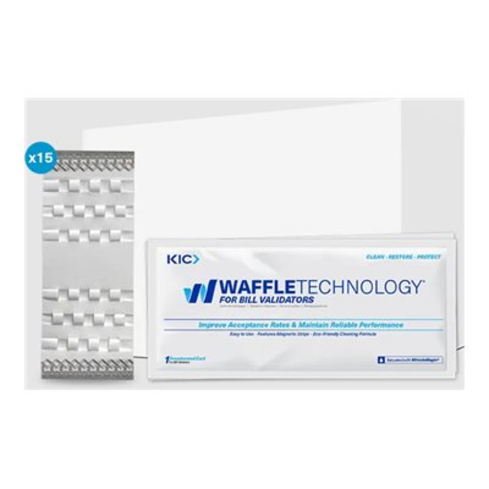 IMSourcing KICTeam - Magnetic card reader head cleaning cards - for note validators - white (pack of 5) MPN:KW3-BMB15M/5