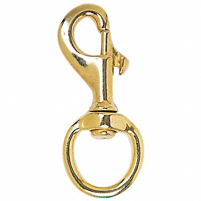 Snap Hook 3 5/8 in Brass Gold MPN:802710