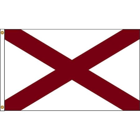 Alabama Flag, 4x6 Ft, Nylon MPN:140070