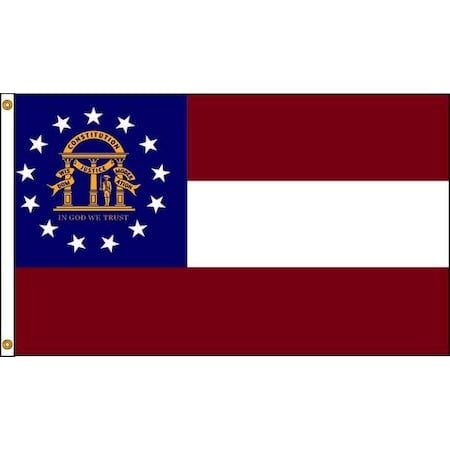 Georgia Flag, 4x6 Ft, Nylon MPN:141163