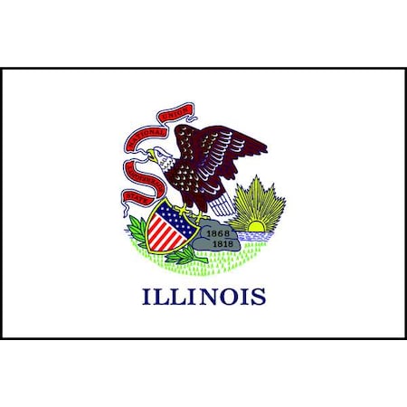 Illinois State Flag, 3x5 Ft MPN:141460
