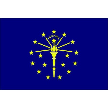 Indiana State Flag, 3x5 Ft MPN:141660