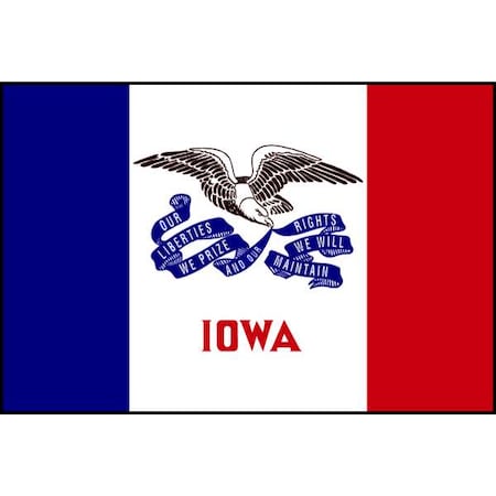 Iowa State Flag, 3x5 Ft MPN:141760