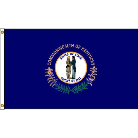 Kentucky Flag, 5x8 Ft, Nylon MPN:141980