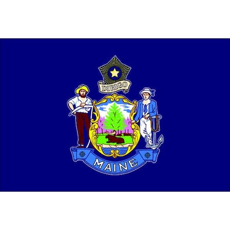 Maine State Flag, 3x5 Ft MPN:142260