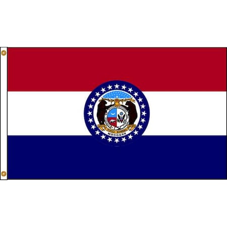 Missouri Flag, 5x8 Ft, Nylon MPN:142980