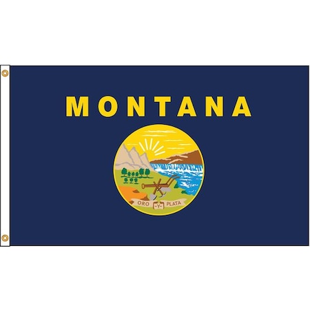 Montana Flag, 5x8 Ft, Nylon MPN:143180