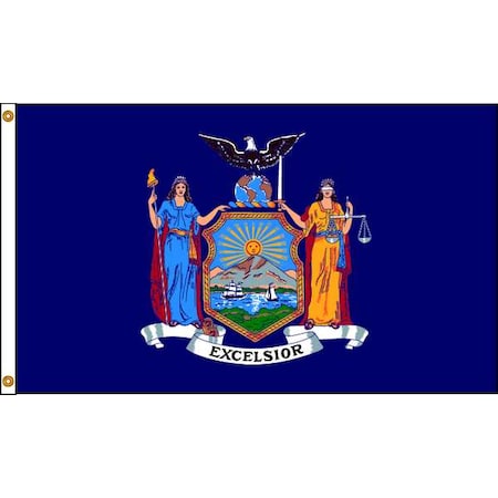 New York Flag, 4x6 Ft, Nylon MPN:143870