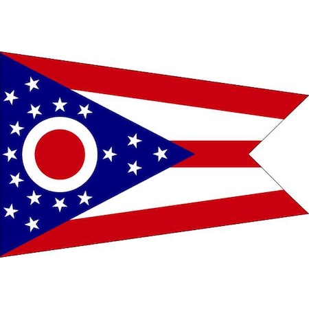 Ohio State Flag, 3x5 Ft MPN:144260