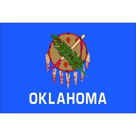 Oklahoma State Flag, 3x5 Ft MPN:144360