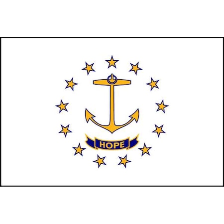 Rhode Island State Flag, 3x5 Ft MPN:144760