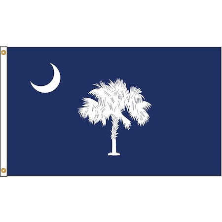 South Carolina Flag, 4x6 Ft, Nylon MPN:144870