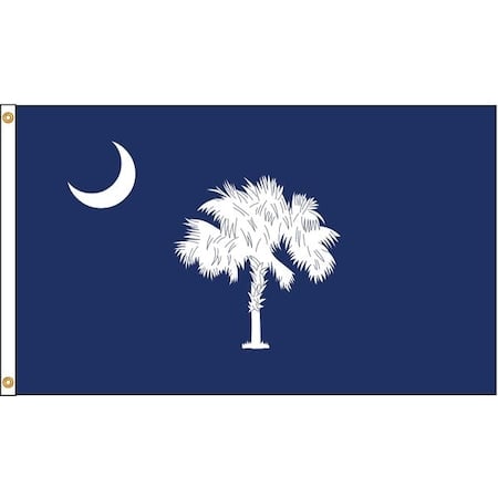 South Carolina Flag, 5x8 Ft, Nylon MPN:144880