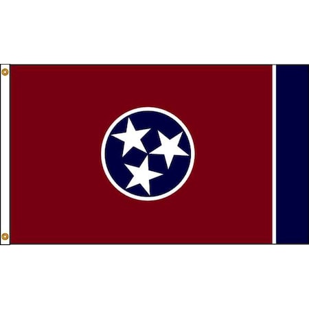 Tennessee Flag, 4x6 Ft, Nylon MPN:145170
