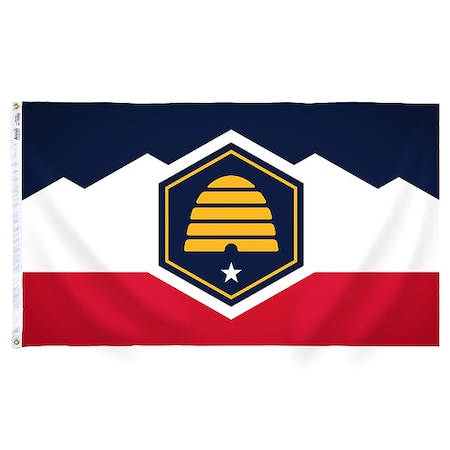 Utah Flag, 4x6 Ft, Nylon MPN:145370