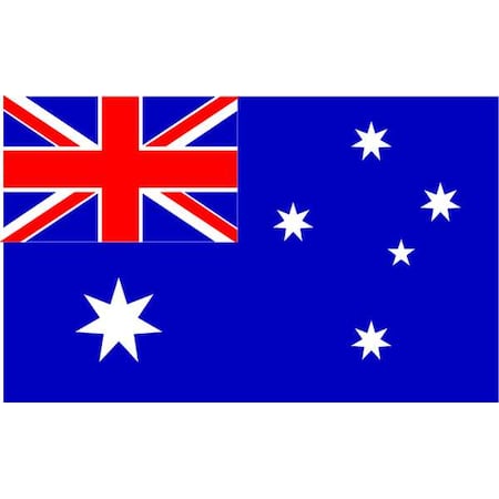 Australia Flag, 5x8 Ft, Nylon MPN:190402