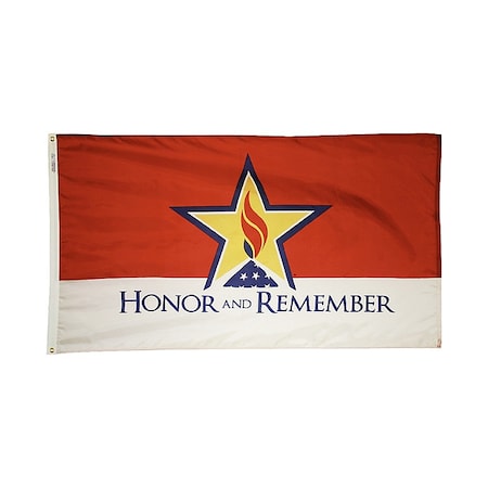 Honor and Remember Flag, 3 ft. H, 5 ft. W MPN:1957