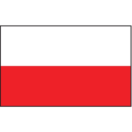 Poland Flag, 3x5 Ft, Nylon MPN:196825