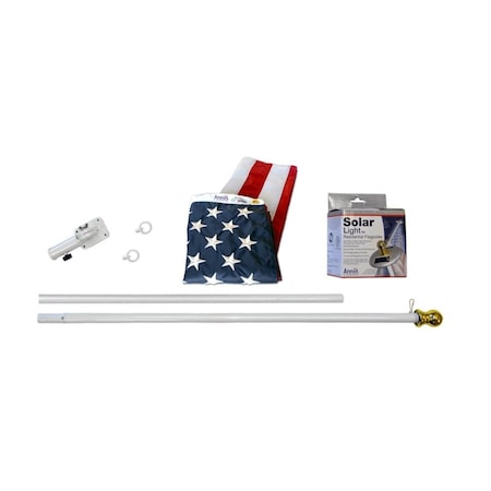 The Mansion Set, 6ft. Pole w/U.S. Flag MPN:42914