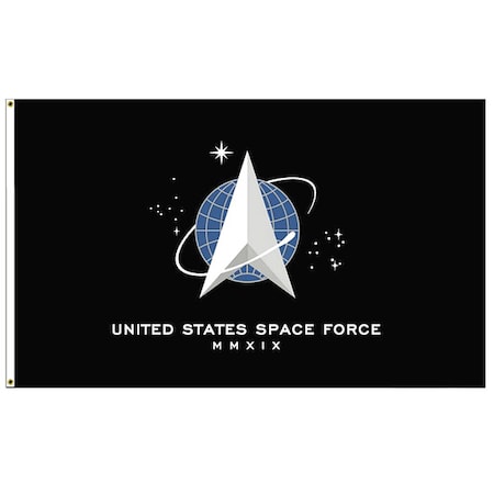 US Space Force Flag, 3 ft. H, 5 ft. W MPN:4373