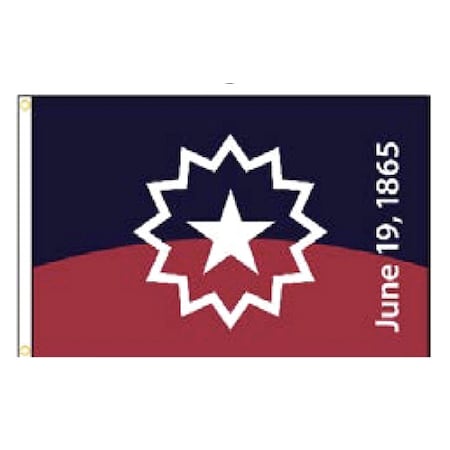 Juneteenth Flag, 4 ft. H, 6 ft. W MPN:4468
