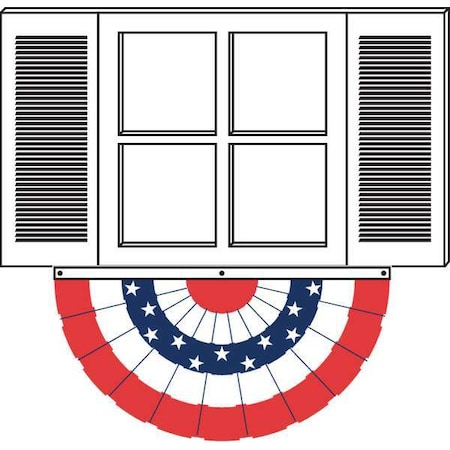 US Bunting Fan, 4x8 Ft MPN:483350