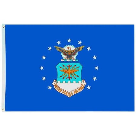 US Air Force Flag, 5x8 Ft, Nylon MPN:602