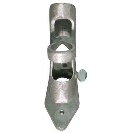 2-Way Bracket, 3in, Cast Aluminum, Silver MPN:652260