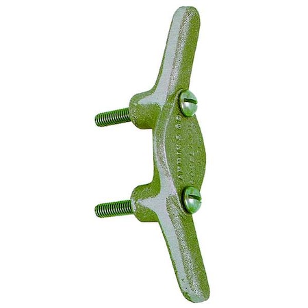 Rope Cleat, A-9, Aluminum, Silver MPN:802572
