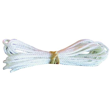 Braided Halyard, 3/8 In.Dia, White MPN:803506
