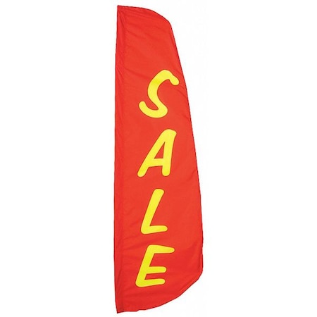 Sale Feather Flag, 2x8 Ft, Nylon MPN:922