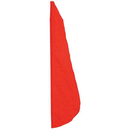 Feather Flag, 2x8 Ft, Red MPN:9red