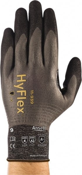 Cut-Resistant Gloves: Size X-Large, ANSI Cut A2, Foam Nitrile, Series 11-939 MPN:11-939-10