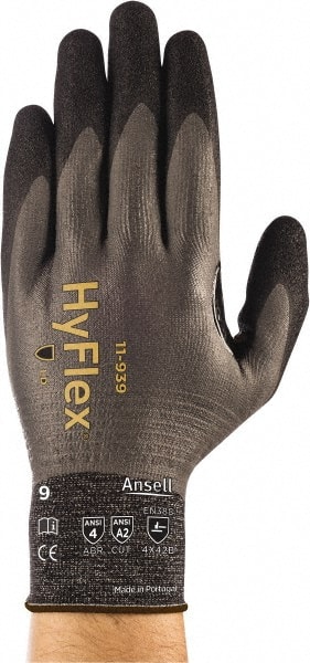 Cut-Resistant Gloves: Size Small, ANSI Cut A2, Foam Nitrile, Series 11-939 MPN:11939070