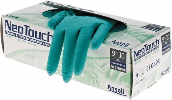 Series Microflex Neotouch Disposable Gloves: Size X-Large, 5.1 mil, Synthetic Polymer-Coated Neoprene, Cleanroom Grade, Unpowdered MPN:25-201XL