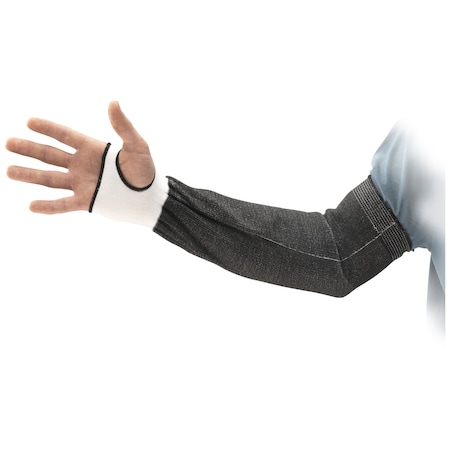 Hyflex Cut-Resistant Sleeve, Cut Level A3, Intercept Cuff with Thumbhole, 18 in, Black, L (9) MPN:11-251