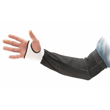 Hyflex Cut-Resistant Sleeve, Cut Level A3, Intercept, Cuff with Thumbhole, 16 in, Black, Large MPN:11-251
