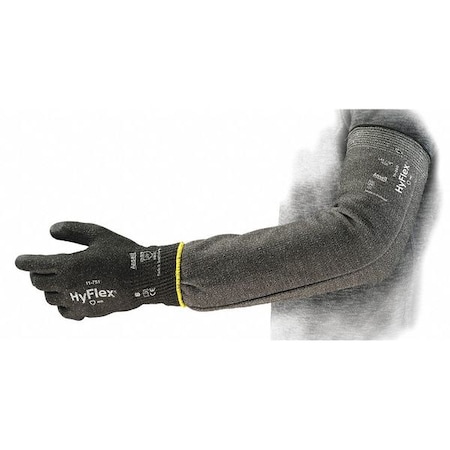 Hyflex Cut-Resistant Sleeve, Cut Level A3, Sleeve with Thumbhole, 18 in L, Gray, Small MPN:11-281