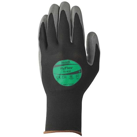 Cut Resistant Coated Gloves, Cut Level A1, Polyurethane, Smooth, S 1 PR MPN:11-421
