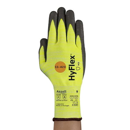 Cut Resistant Coated Gloves, Cut Level A2, Polyurethane, Smooth, 2XL 1 PR MPN:11-423