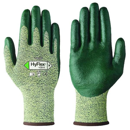 Cut Resistant Coated Gloves, Cut Level A5, Dipped, Nitrile, Sandy, XL 1 PR MPN:11-511