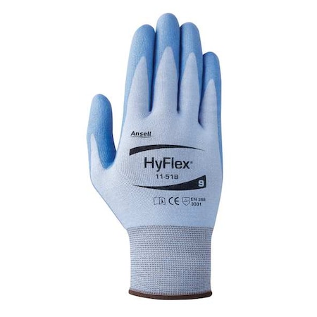 Cut-Resistant Coated Gloves, Cut Level A2, Dipped, Polyurethane, Sandy, S 1 PR MPN:11-518