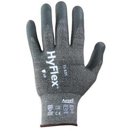 Cut Resistant Coated Gloves, Cut Level A2, Dipped, Nitrile, Sandy, 8 1 PR MPN:11-531