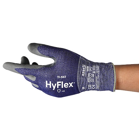 Hyflex Cut-Resistant Gloves, A3 Cut, Nitrile, Intercept Knit, Blue/Gray, Large (Size 9), 1 Pair MPN:11-561