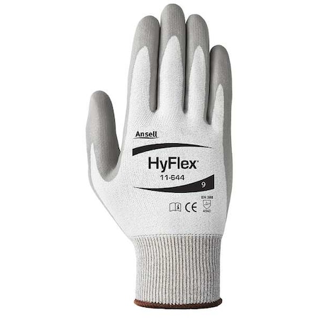 Hyflex Cut-Resistant Coated Gloves, A2 Cut Level, Dipped, Polyurethane, Gray, XS (Size 6), 1 Pair MPN:11-644