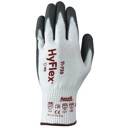 Cut Resistant Coated Gloves, Cut Level A4, Polyurethane, Smooth, 9 1 PR MPN:11-735 VEND PK