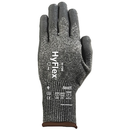 Cut-Resistant Coated Gloves, Cut Level A4, Dipped, Water-Based Polyurethane, Nitrile, Sandy, 7 1 PR MPN:11-738